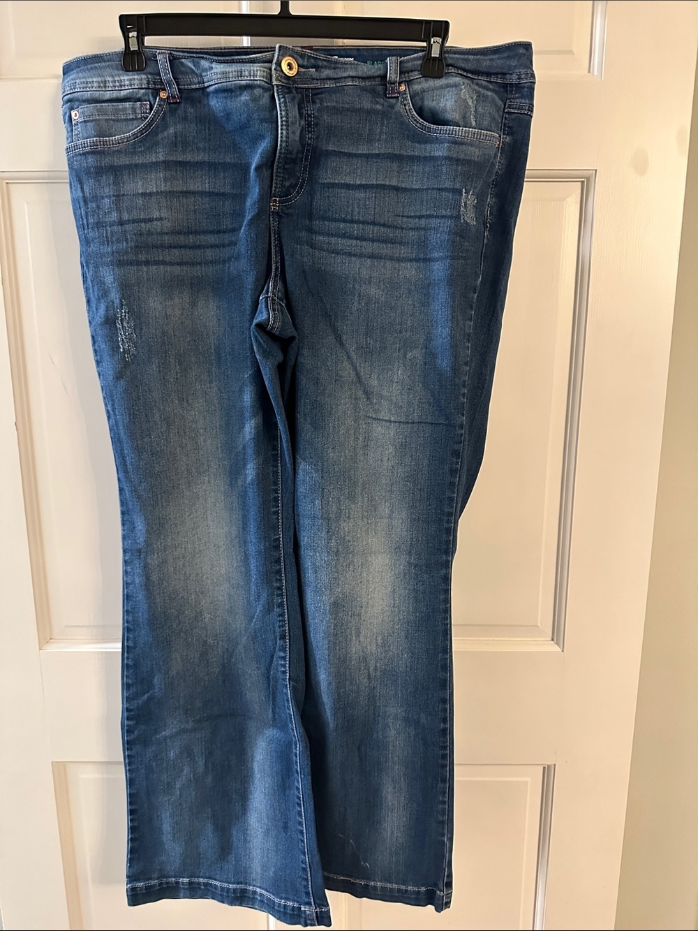 INC International Concepts Women's Blue Flare Jeans